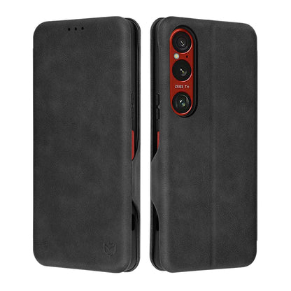 Custodia per Sony Xperia 1 VI, Techsuit, Safe Wallet Plus, Nera