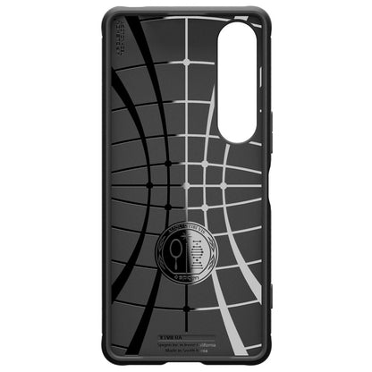Custodia per Sony Xperia 1 VII, Spigen, Rugged Armor, Nera Opaca