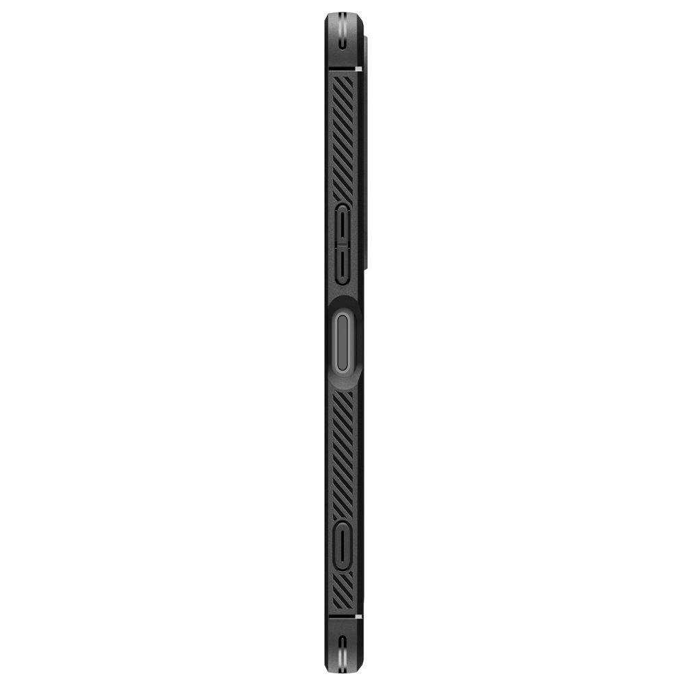 Custodia per Sony Xperia 1 VII, Spigen, Rugged Armor, Nera Opaca