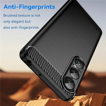Custodia per Sony Xperia 1 VII, Techsuit, Carbonio, Nera
