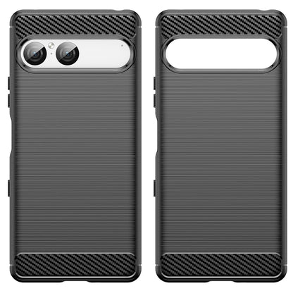Custodia per Sony Xperia 10 VIII, Techsuit, Carbonio, Nera
