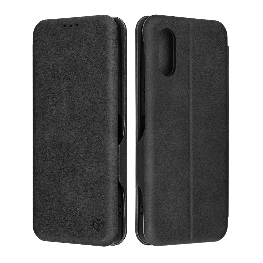 Custodia per Sony Xperia 5 VI, Techsuit, Safe Wallet Plus, Nera