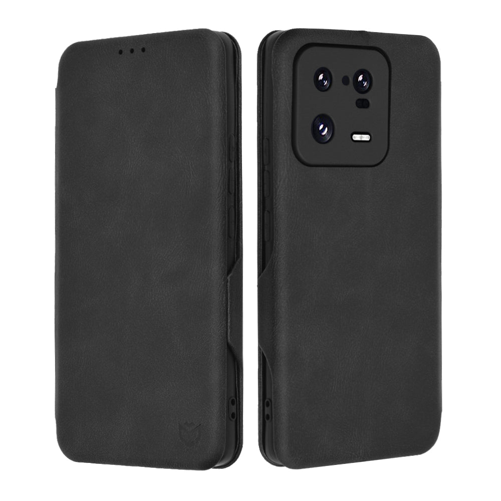 Custodia per Xiaomi 13 Pro, Techsuit, Safe Wallet Plus, Nera
