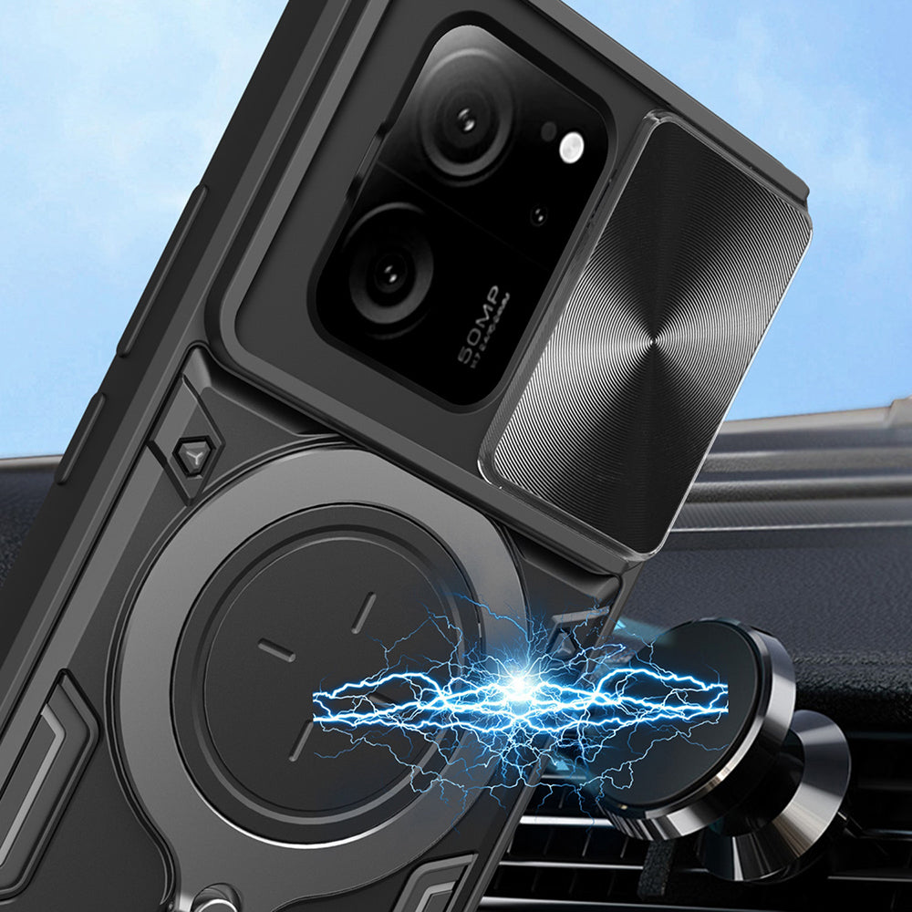 Custodia per Xiaomi 13T Pro / 13T, Techsuit, CamGuard Pro, Nera