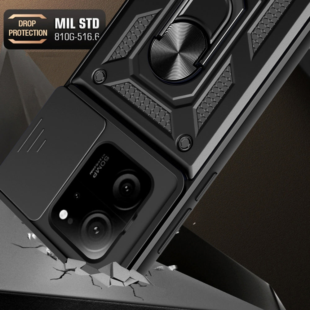 Custodia per Xiaomi 13T Pro / 13T, Techsuit, CamShield, Nera