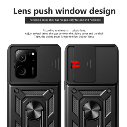 Custodia per Xiaomi 13T Pro / 13T, Techsuit, CamShield, Nera