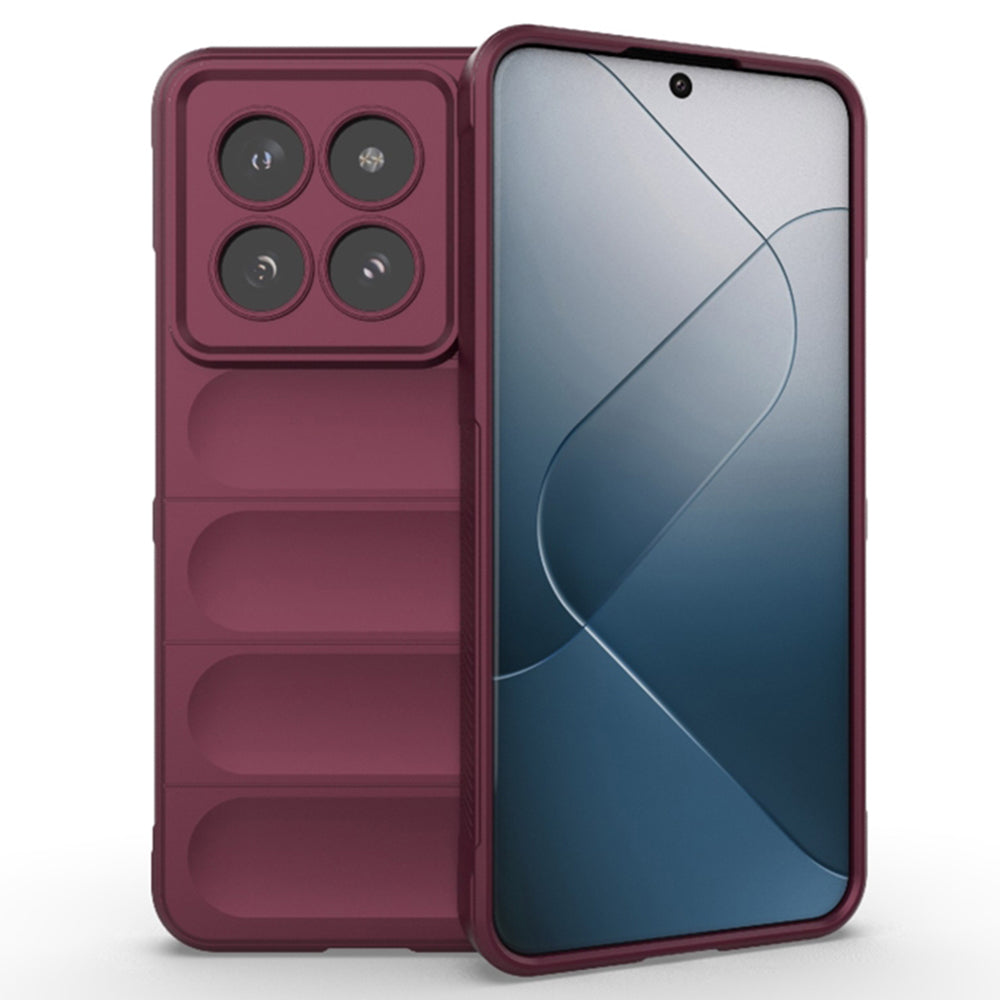 Custodia per Xiaomi 14 Pro, Techsuit, Magic Shield, Vinaccia