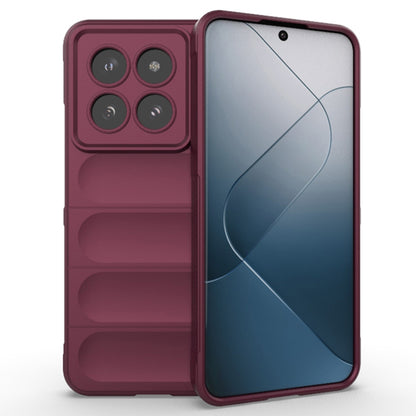 Custodia per Xiaomi 14 Pro, Techsuit, Magic Shield, Vinaccia