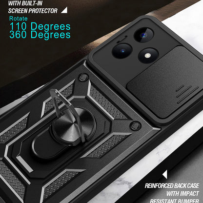 Custodia per Xiaomi 14, Techsuit, CamShield, Rosa