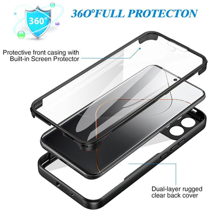 Custodia per Xiaomi 14, Techsuit, ColorVerse 360, Viola