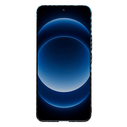 Custodia per Xiaomi 14 Ultra, Techsuit, Carbonite FiberShell, Nero Bleu
