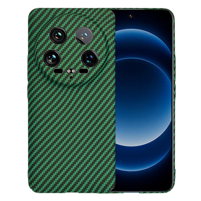 Custodia per Xiaomi 14 Ultra, Techsuit, Carbonite FiberShell, Verde
