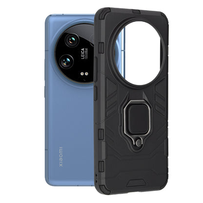 Custodia per Xiaomi 14 Ultra, Techsuit, Shield, Nera