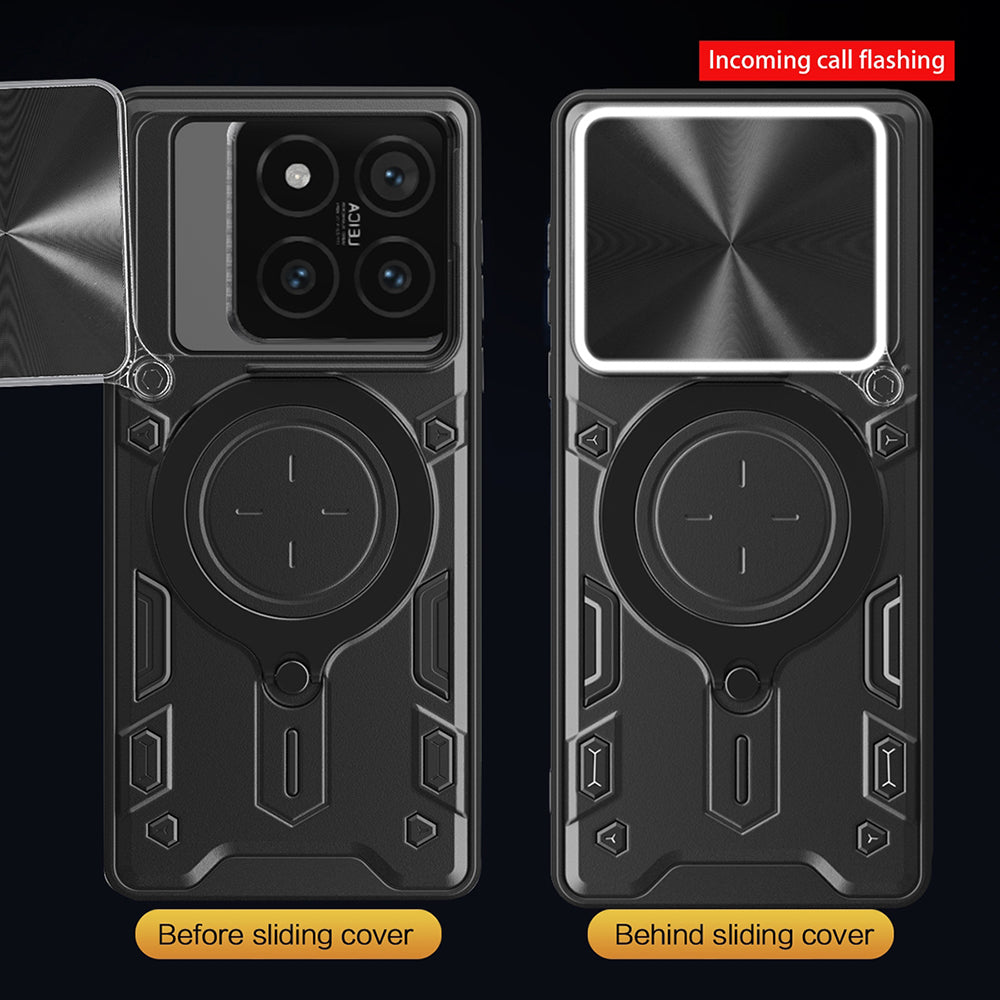 Custodia per Xiaomi 14T Pro, Techsuit, CamGuard Pro, Nera