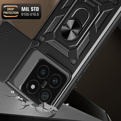 Custodia per Xiaomi 14T, Techsuit, CamShield, Nera