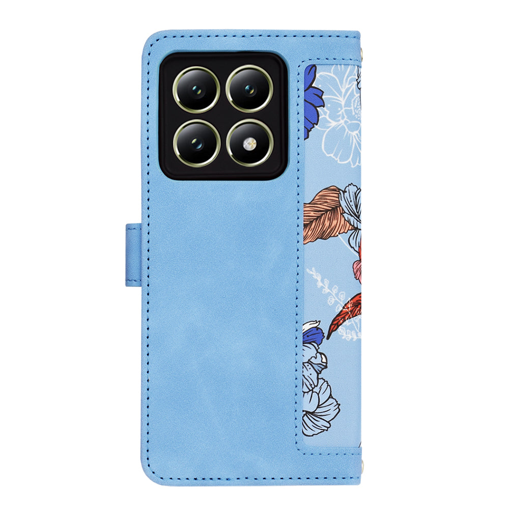Custodia per Xiaomi 14T, Techsuit, FlipCraft, Blu