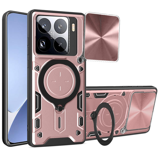 Custodia per Xiaomi 15 Pro, Techsuit, CamGuard Pro, Rosa Dorato
