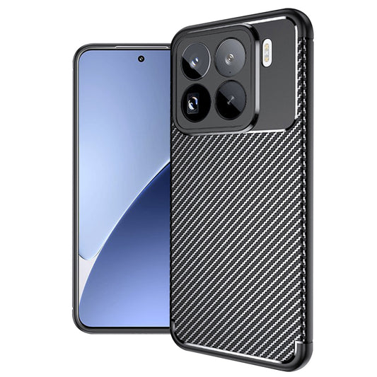 Custodia per Xiaomi 15 Pro, Techsuit, CarbonFiber, Nera