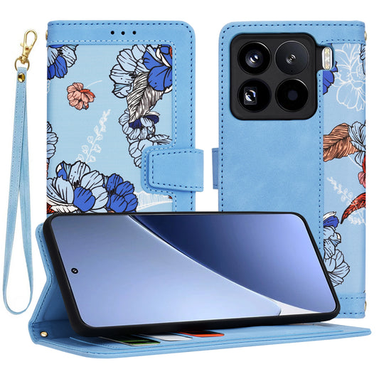 Custodia per Xiaomi 15 Pro, Techsuit, FlipCraft, Blu