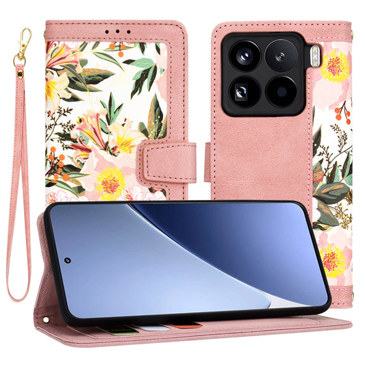 Custodia per Xiaomi 15 Pro, Techsuit, FlipCraft, Rosa