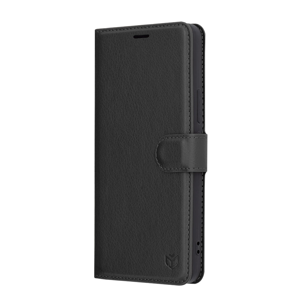 Custodia per Xiaomi 15 Pro, Techsuit, Leather Folio, Nera