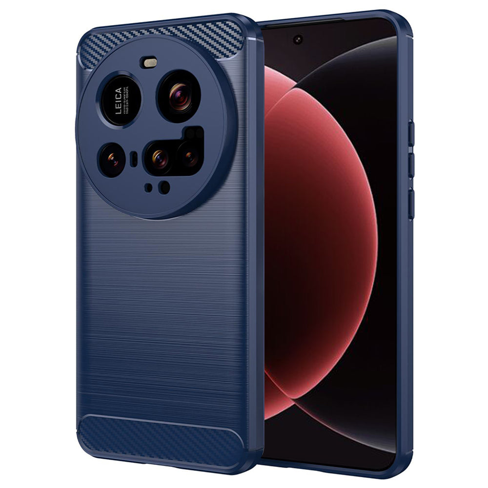 Custodia per Xiaomi 15 Ultra, Techsuit, Carbonio, Blu