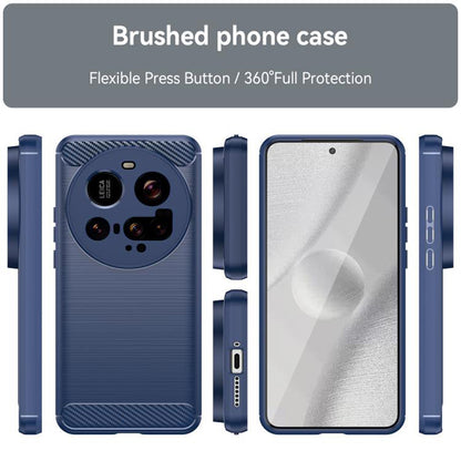 Custodia per Xiaomi 15 Ultra, Techsuit, Carbonio, Blu