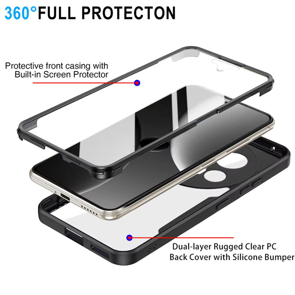 Custodia per Xiaomi 15 Ultra, Techsuit, ColorVerse 360, Nera
