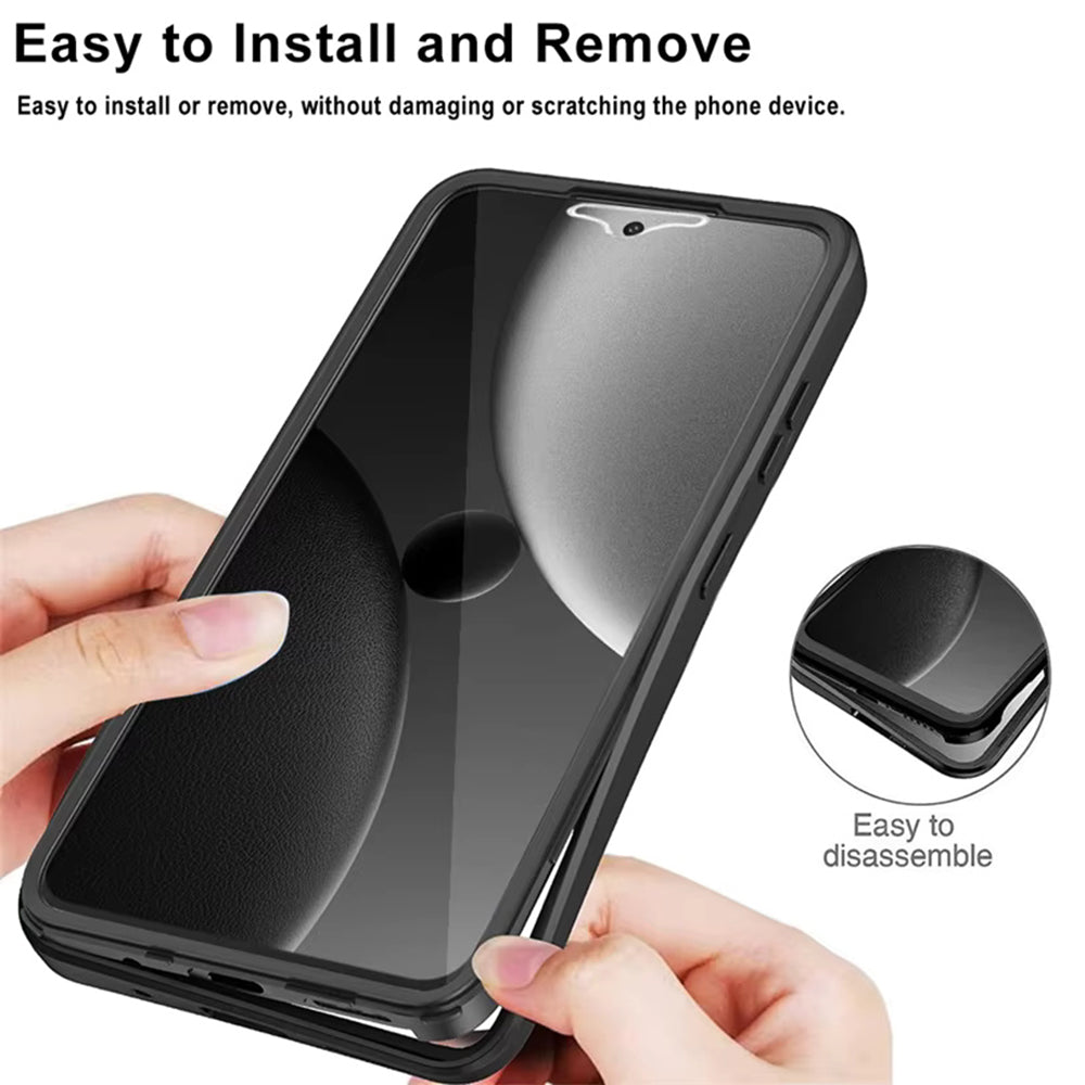 Custodia per Xiaomi 15 Ultra, Techsuit, ColorVerse 360, Nera