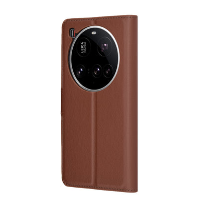 Custodia per Xiaomi 15 Ultra, Techsuit, Leather Folio, Marrone
