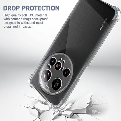 Custodia per Xiaomi 15 Ultra, Techsuit, Shockproof Clear, Trasparente
