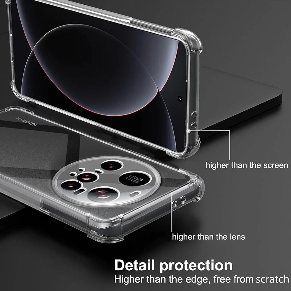 Custodia per Xiaomi 15 Ultra, Techsuit, Shockproof Clear, Trasparente