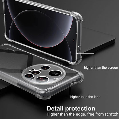 Custodia per Xiaomi 15 Ultra, Techsuit, Shockproof Clear, Trasparente