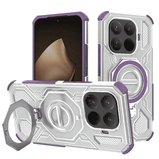 Custodia per Xiaomi 15T Pro, Techsuit, Carbon Shield Pro, Viola