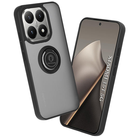 Custodia per Xiaomi 15T, Techsuit, Glinth, Nera