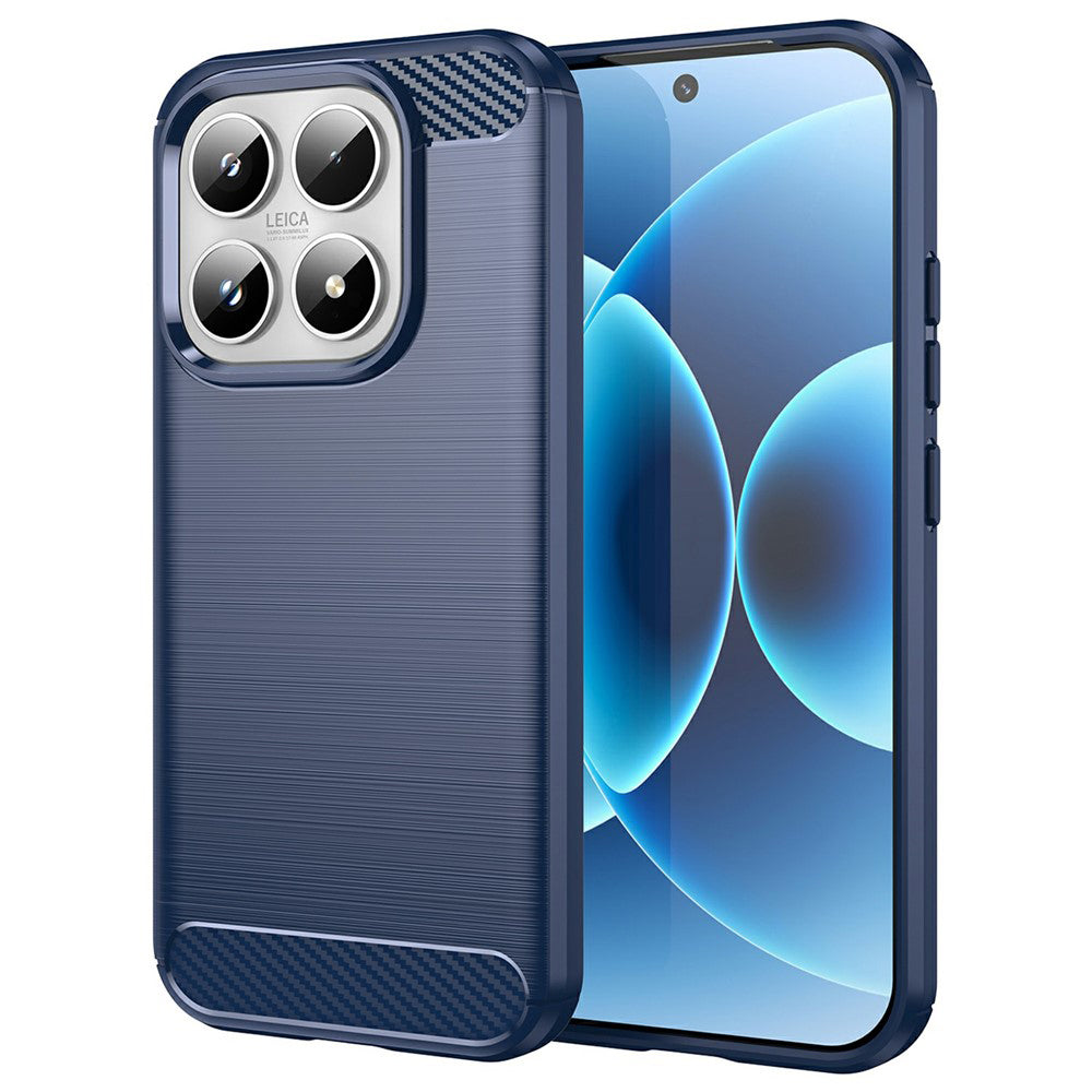 Custodia per Xiaomi 17, Techsuit, Carbonio, Blu