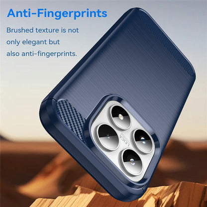 Custodia per Xiaomi 17, Techsuit, Carbonio, Blu