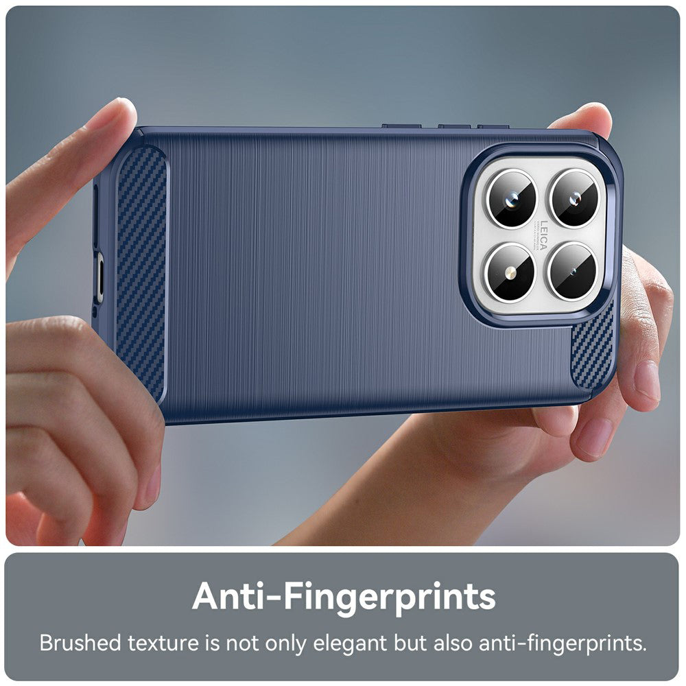 Custodia per Xiaomi 17, Techsuit, Carbonio, Blu