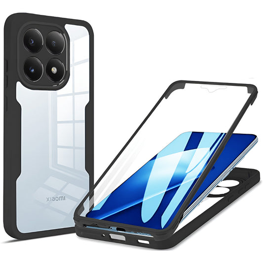 Custodia per Xiaomi 17, Techsuit, ColorVerse 360, Nera