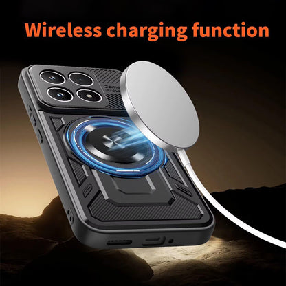 Custodia per Xiaomi 17, Techsuit, RuggedCam, Blu