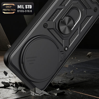 Custodia per Xiaomi 17 Ultra, Techsuit, CamShield, Nera