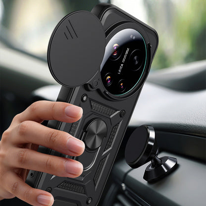 Custodia per Xiaomi 17 Ultra, Techsuit, CamShield, Nera