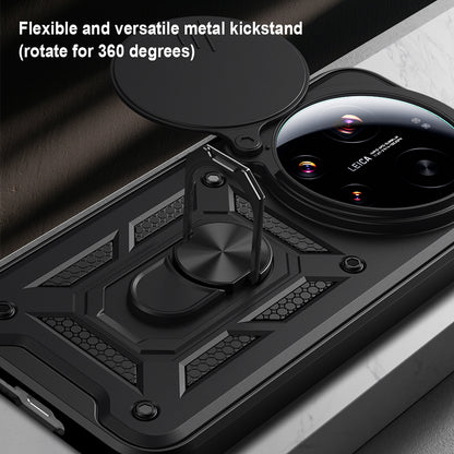 Custodia per Xiaomi 17 Ultra, Techsuit, CamShield, Nera