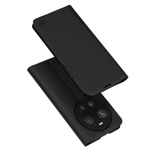 Custodia per Xiaomi 17 Ultra, Techsuit, Magskin Book, Nera