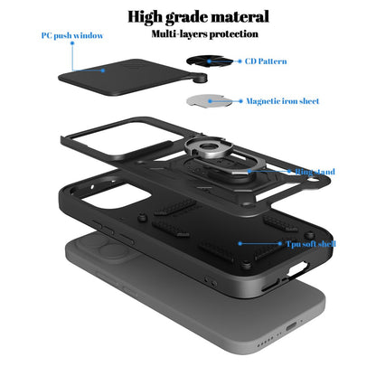 Custodia per Xiaomi 17T, OEM, CamShield, Nera