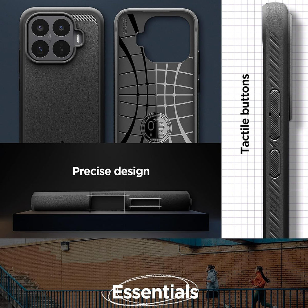 Custodia per Xiaomi 17T Pro, Spigen, Rugged Armor, Nera ACS11869