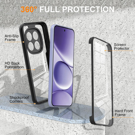 Case for Xiaomi 17T Pro, Techsuit, ColorVerse 360, Black