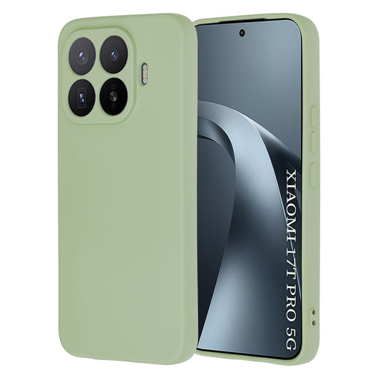 Custodia per Xiaomi 17T Pro, Techsuit, SoftFlex, Verde Chiaro
