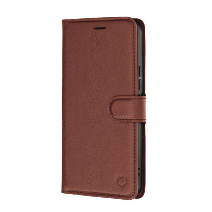 Custodia per Xiaomi 17T, Techsuit, Leather Folio, Marrone