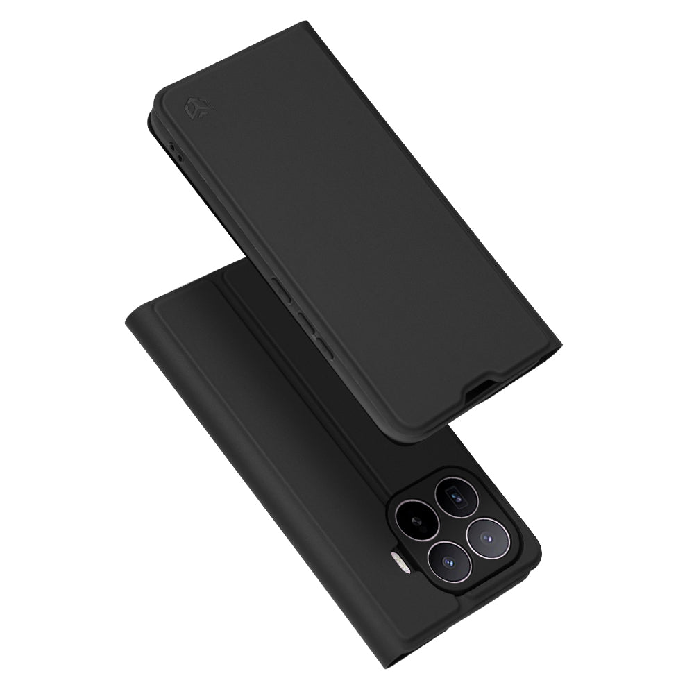 Custodia per Xiaomi 17T, Techsuit, Magskin Book, Nera
